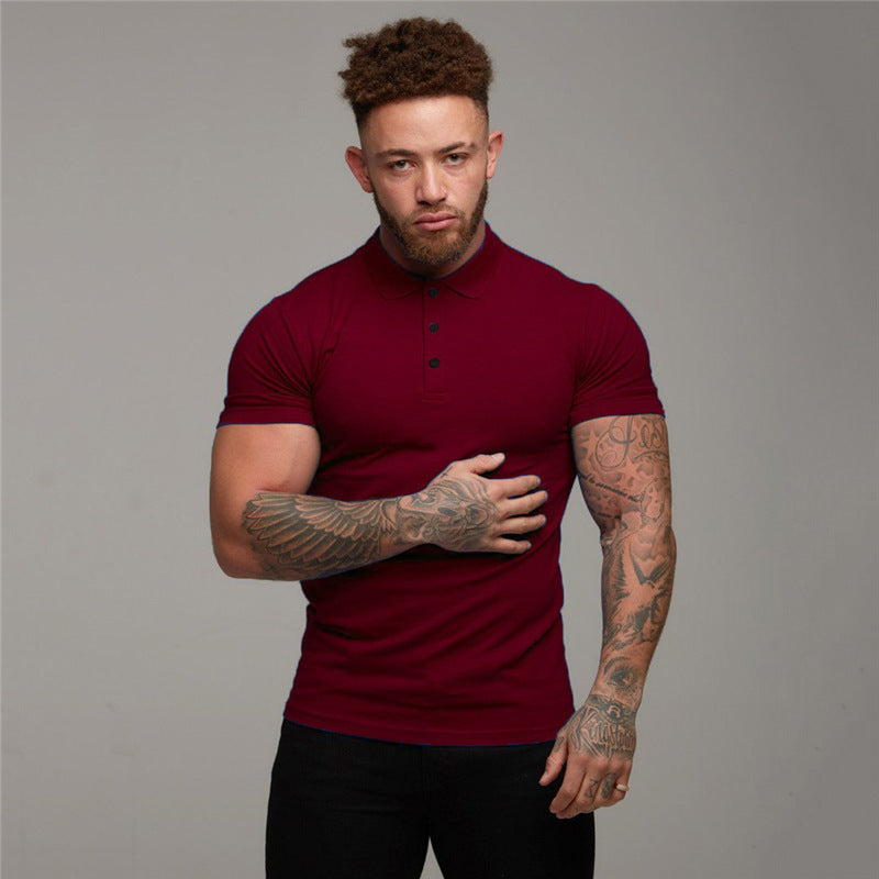 Polo Shirt Short-sleeved Tops Men's
