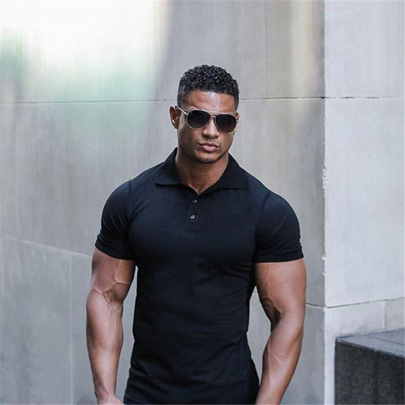 Polo Shirt Short-sleeved Tops Men's