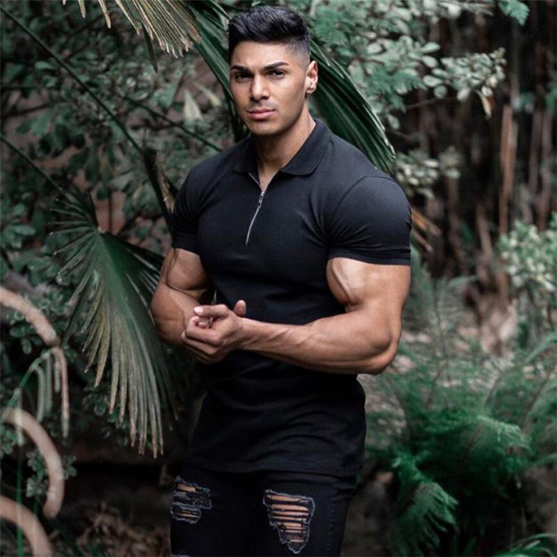 Polo Shirt Short-sleeved Tops Men's