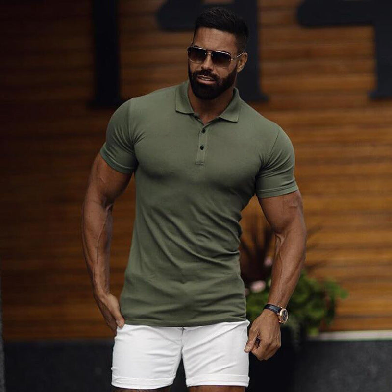 Polo Shirt Short-sleeved Tops Men's