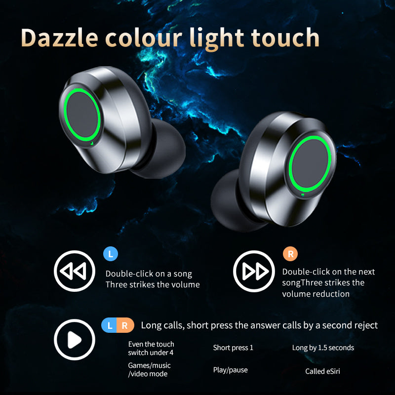 YD03 Wireless Bluetooth Smart Digital Display EARPHONES