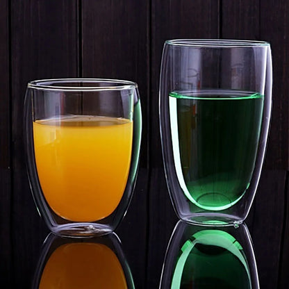 Double Wall Glass Cup Water Bottle