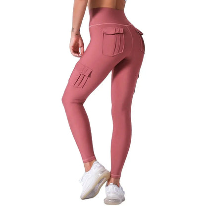 Leggings cargo con ajuste de bolsillo