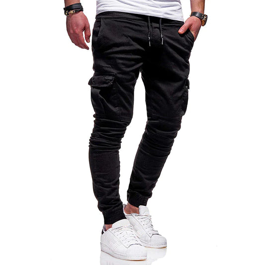 Pantalones deportivos casuales para hombre, pantalones deportivos, pantalones cargo de combate, pantalones deportivos sueltos para entrenamiento