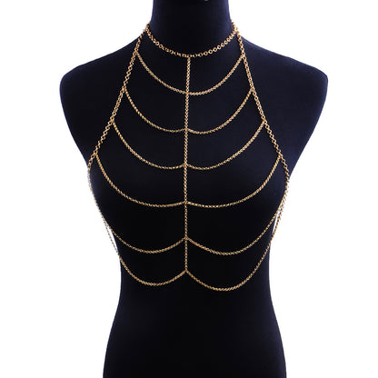 Hipster Bikini Body Chain Chest Chain