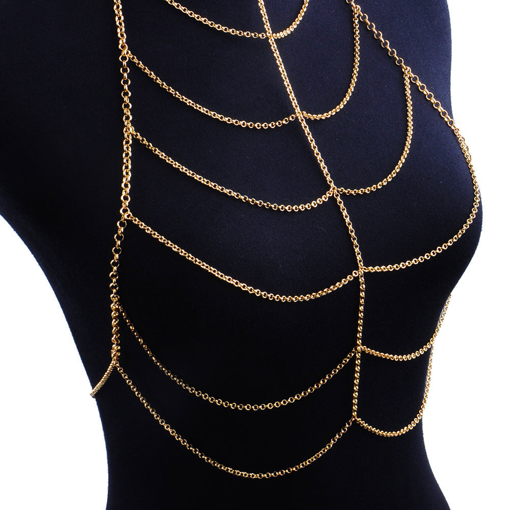 Hipster Bikini Body Chain Chest Chain