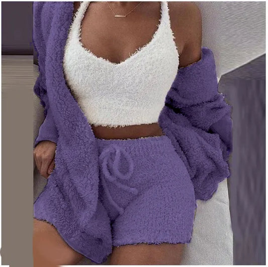 Ensemble pull en tricot pour femme