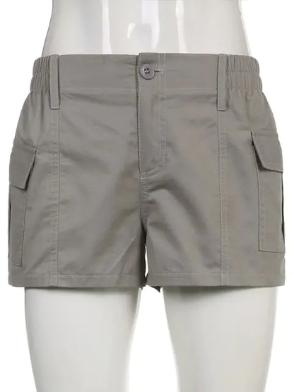 Pantalones cortos cargo Rapcopter Y2K para mujer