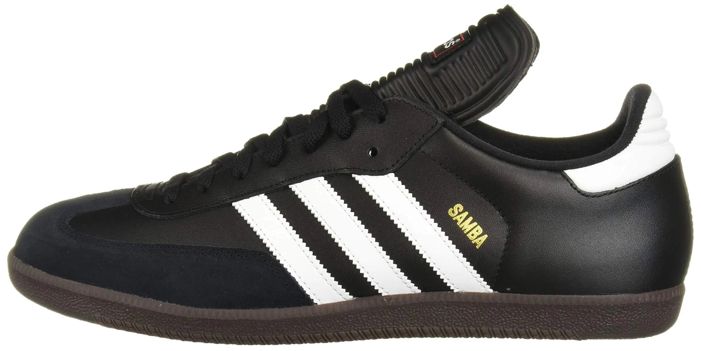 Zapatillas de fútbol adidas Samba Classic 6.5 para hombre, color negro, blanco y negro